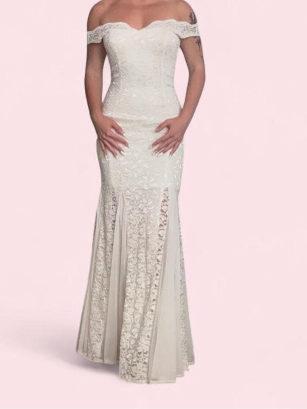 White wedding/prom dress